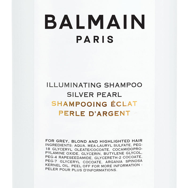 BalmainHair Care IlluminatingShampooSilverPearl 1000ML CloseUp 800x800