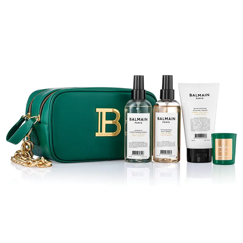 BalmainHair LimitedEdition GreenPouch FW22 LE POUCH G FW22 LR